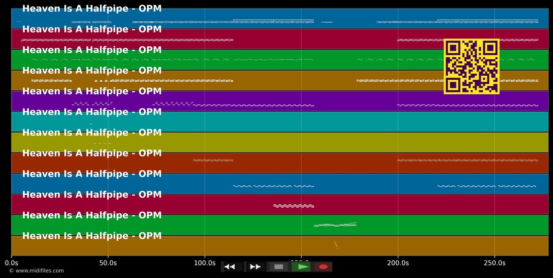 Heaven Is A Halfpipe — OPM : piano roll MIDI multipiste