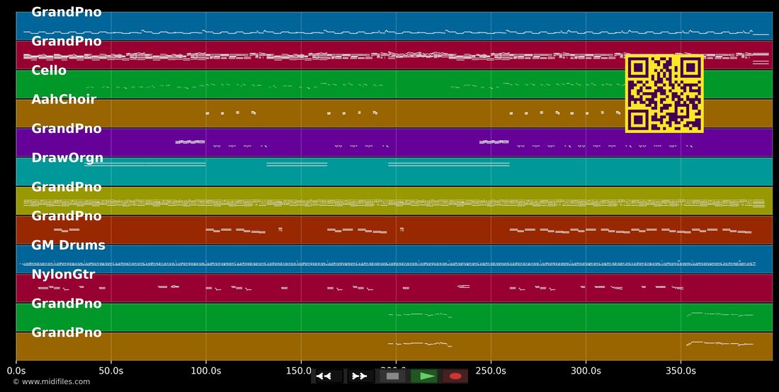 Nimm mich mit 2000 — Marius Müller-Westernhagen: multitrack MIDI piano roll