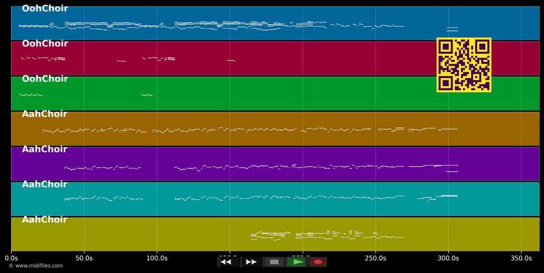 When You Believe (Carolinas District quartets cover) — Dans le style de Bill Adams : piano roll MIDI multipiste
