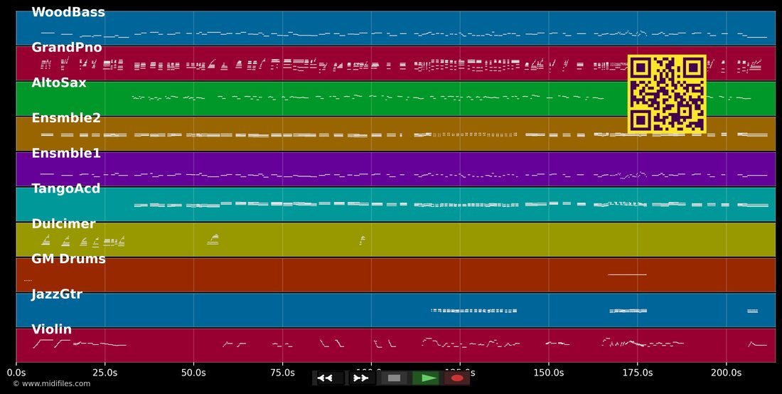 Illusionen — Hildegard Knef : piano roll MIDI multipiste