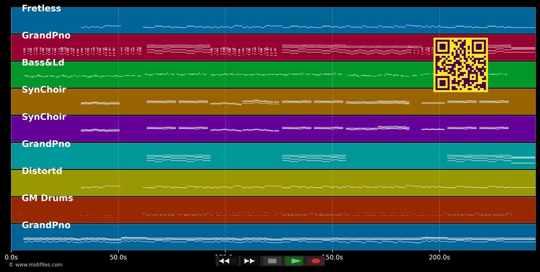 Take Me To Church — Hozier : piano roll MIDI multipiste