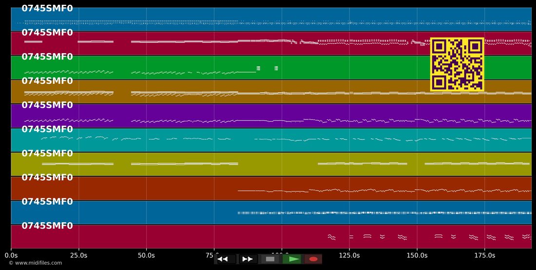 Abba Medley #1 — ABBA : piano roll MIDI multipiste