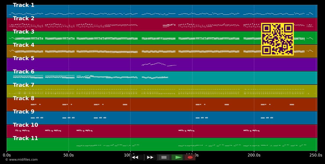 Make Me Smile — Steve Harley & Cockney Rebel : piano roll MIDI multipiste