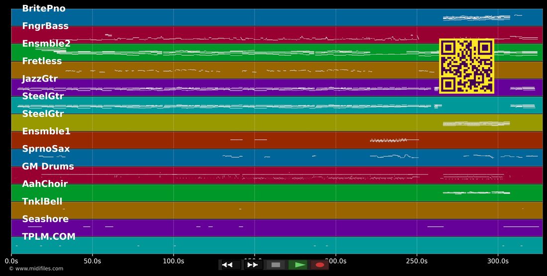 Het Water — Marco Borsato : piano roll MIDI multipiste