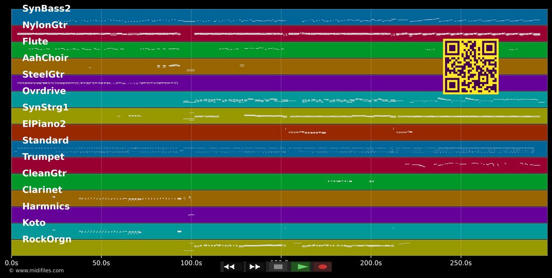 We Got Married — Paul McCartney : piano roll MIDI multipiste