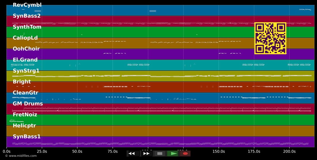 Brother Louie [1998] — Modern Talking : piano roll MIDI multipiste
